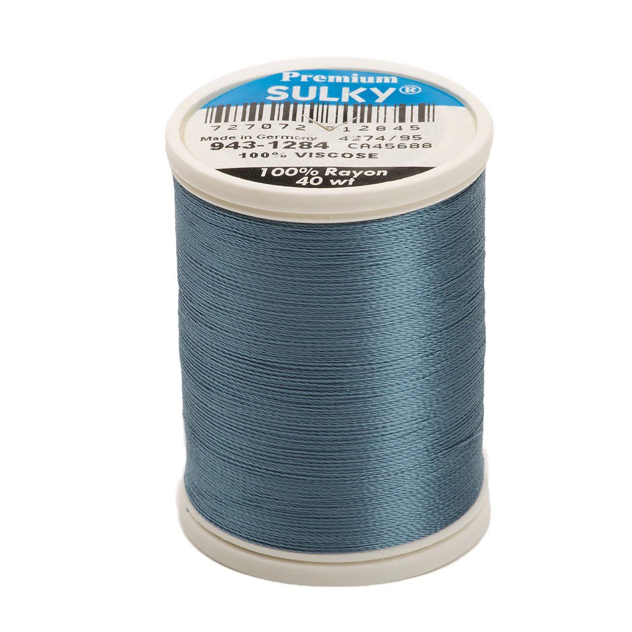 Rayon 40 wt Thread 850yds Dark Winter Sky Blue 1284