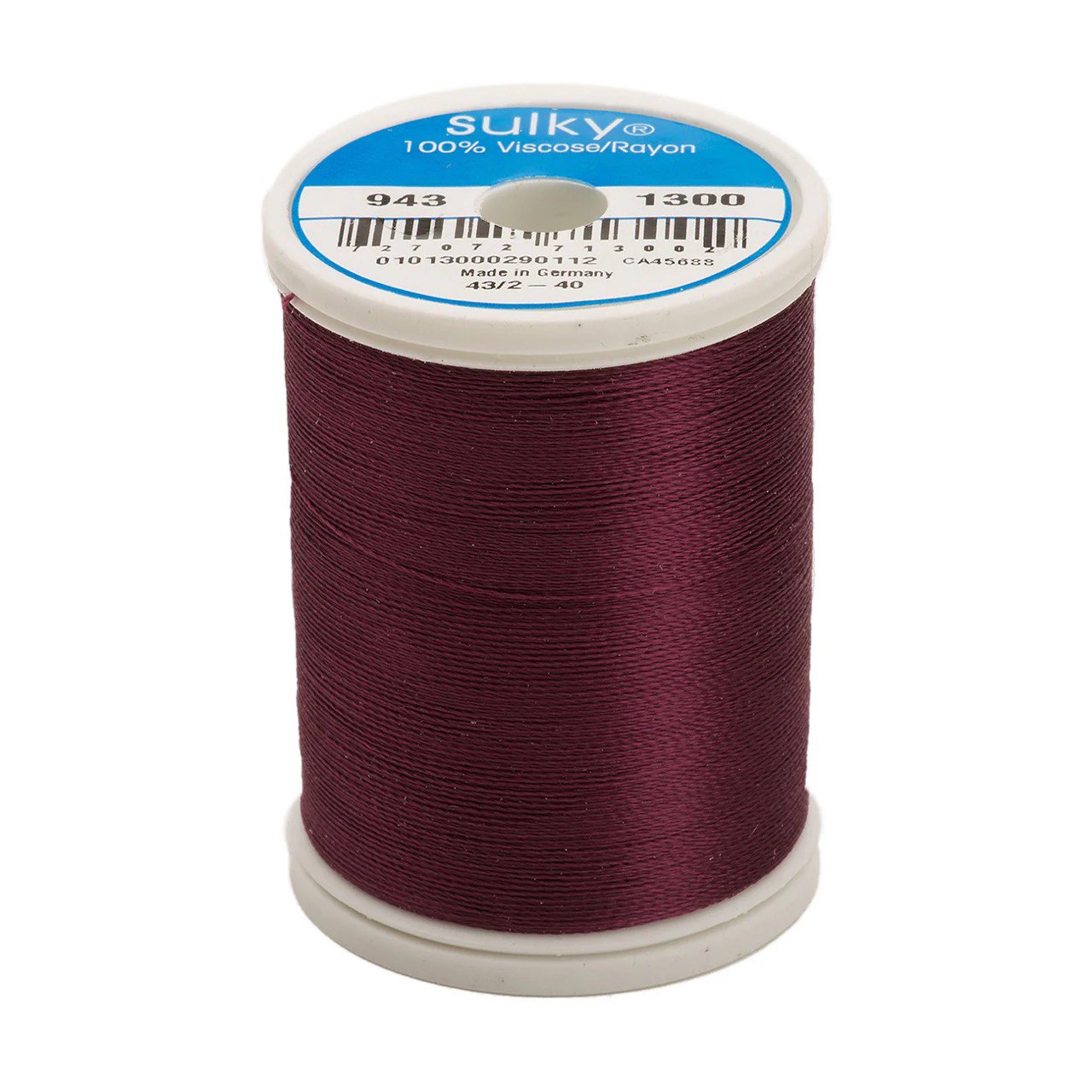Rayon 40 wt Thread 850yds Plum 1300