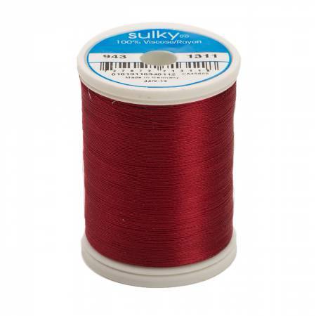 Rayon 40 wt Thread 850yds Mulberry 1311