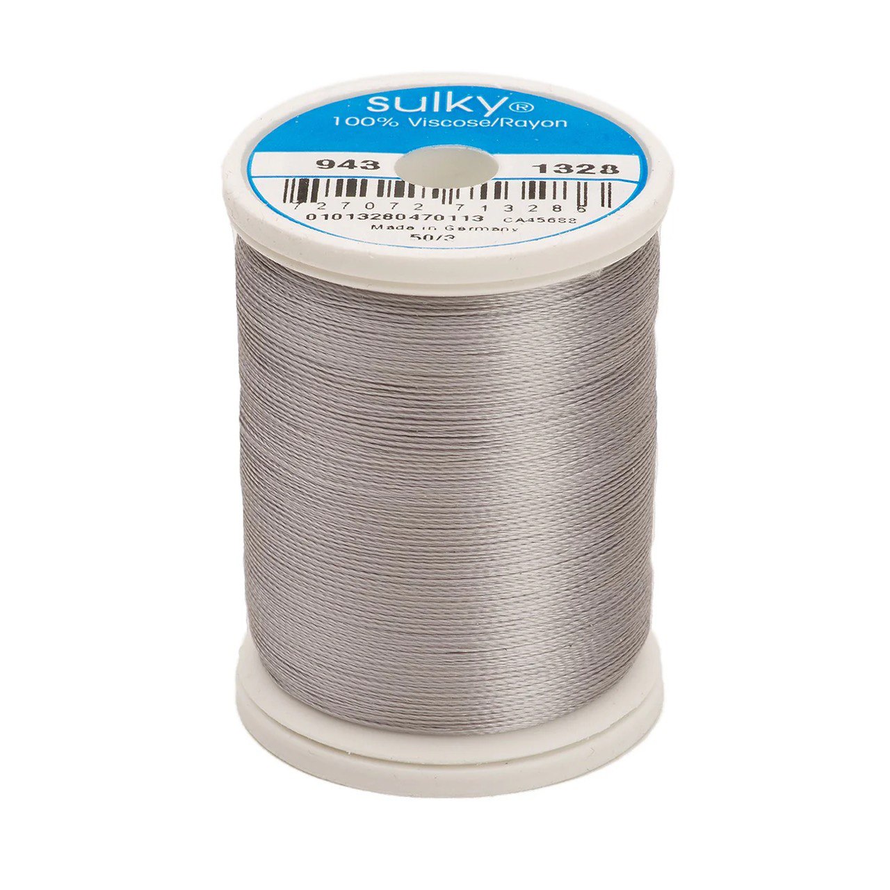 Rayon 40 wt Thread 850yds Nickel Grey 1328