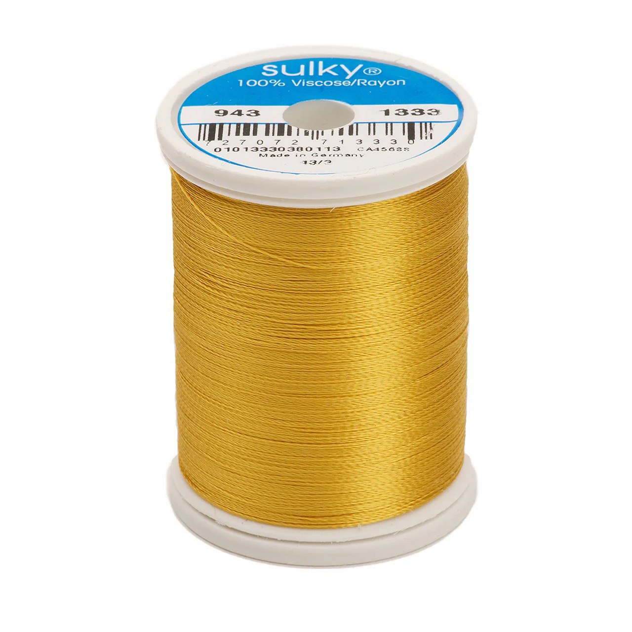 Rayon 40 wt Thread 850yds Sunflower Gold 1333