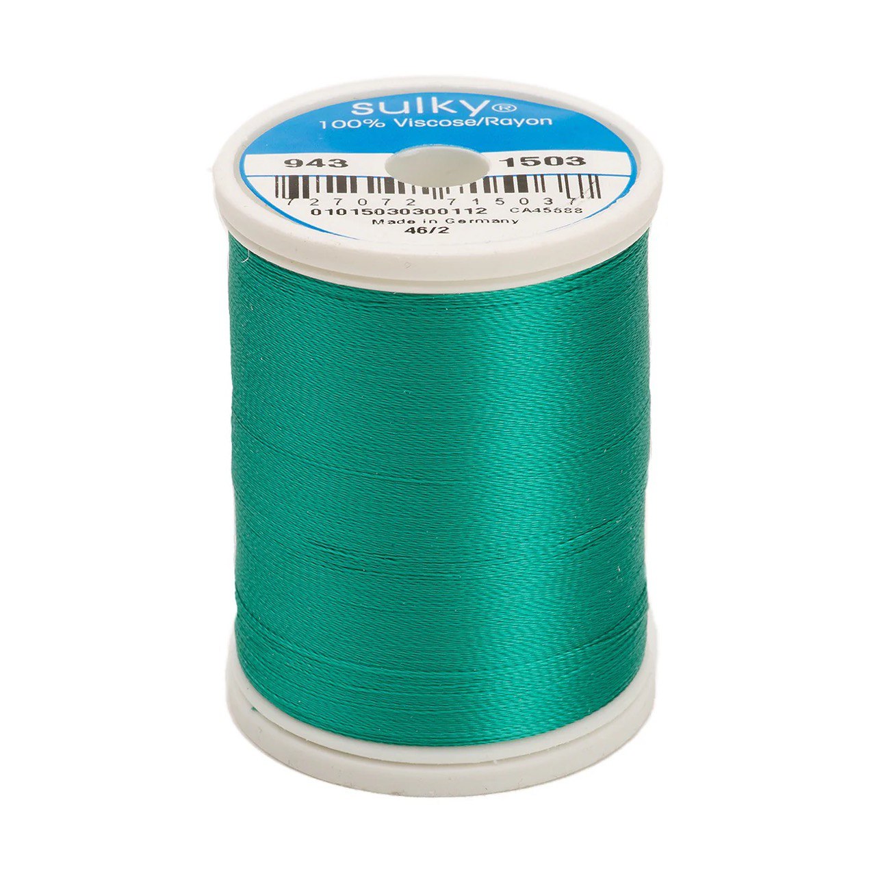 Rayon 40 wt Thread 850yds Green Peacock 1503
