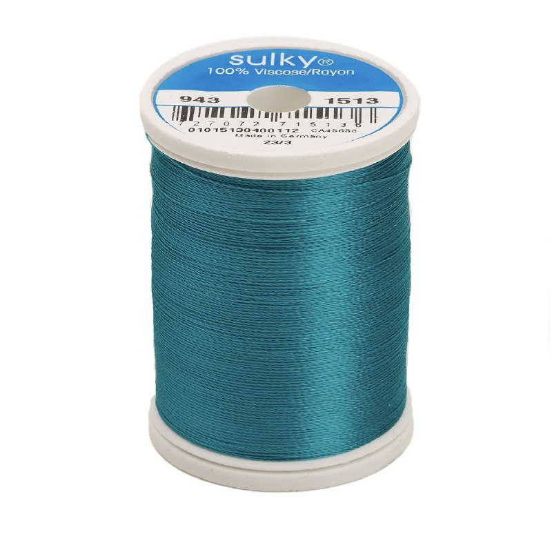 Rayon 40 wt Thread 850yds Wild Peacock 1513