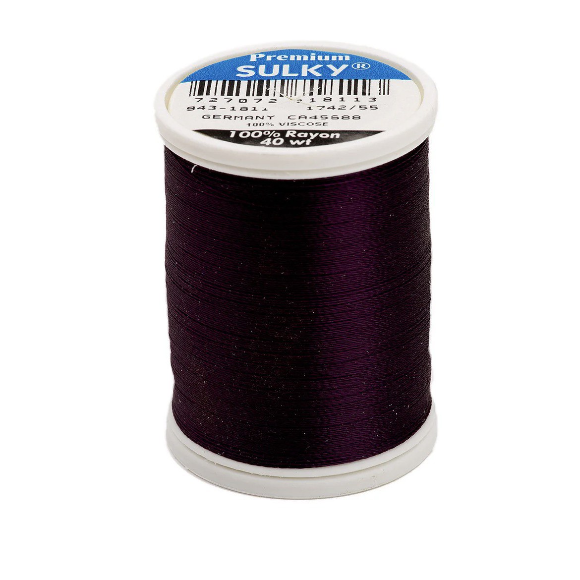 Rayon 40wt Thread 850yd Wineberry Purple 1811