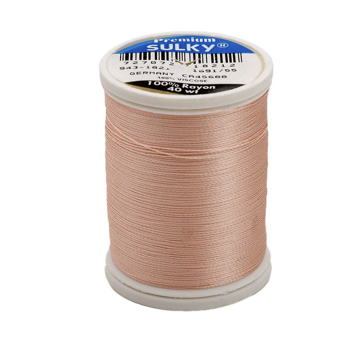 Rayon 40wt Thread 850yds Creamy Peach 1821