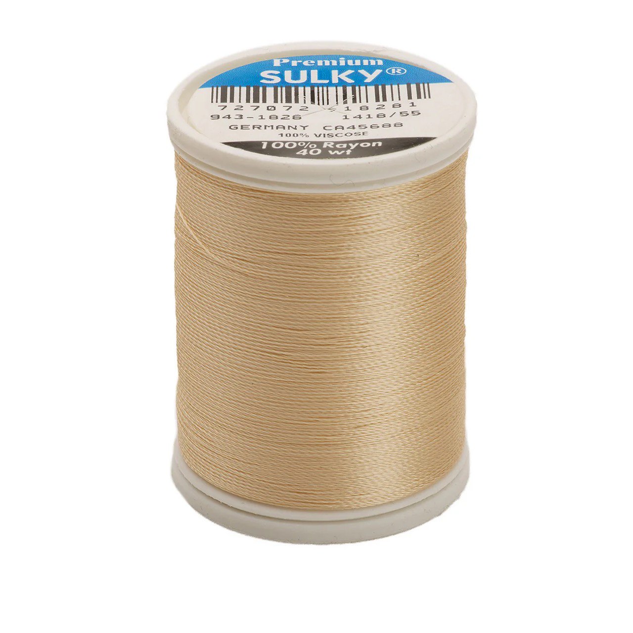 Rayon 40wt Thread 850yd Seashell White 1828