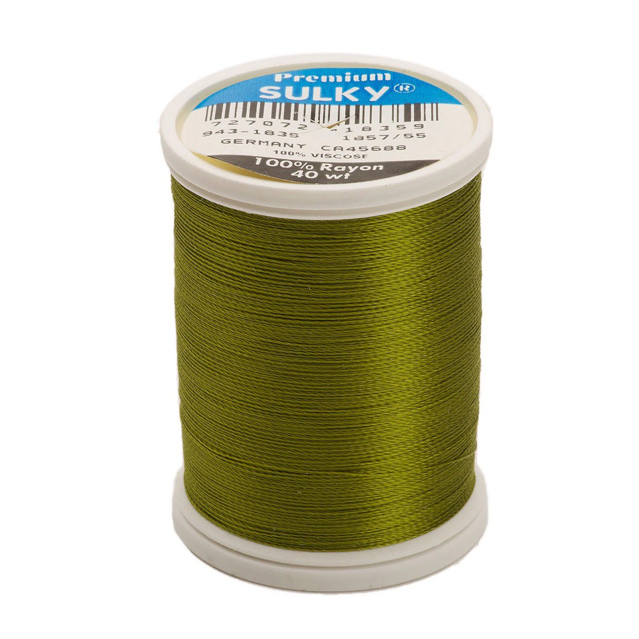 Rayon 40wt Thread 850yds Peapod Green 1835
