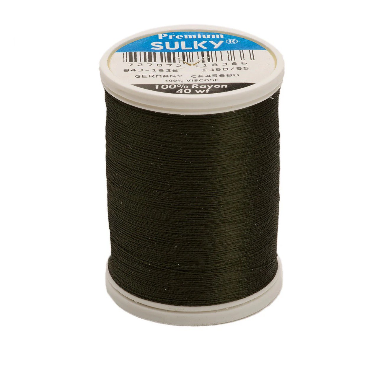 Rayon 40wt Thread 850yds Loden Green 1836