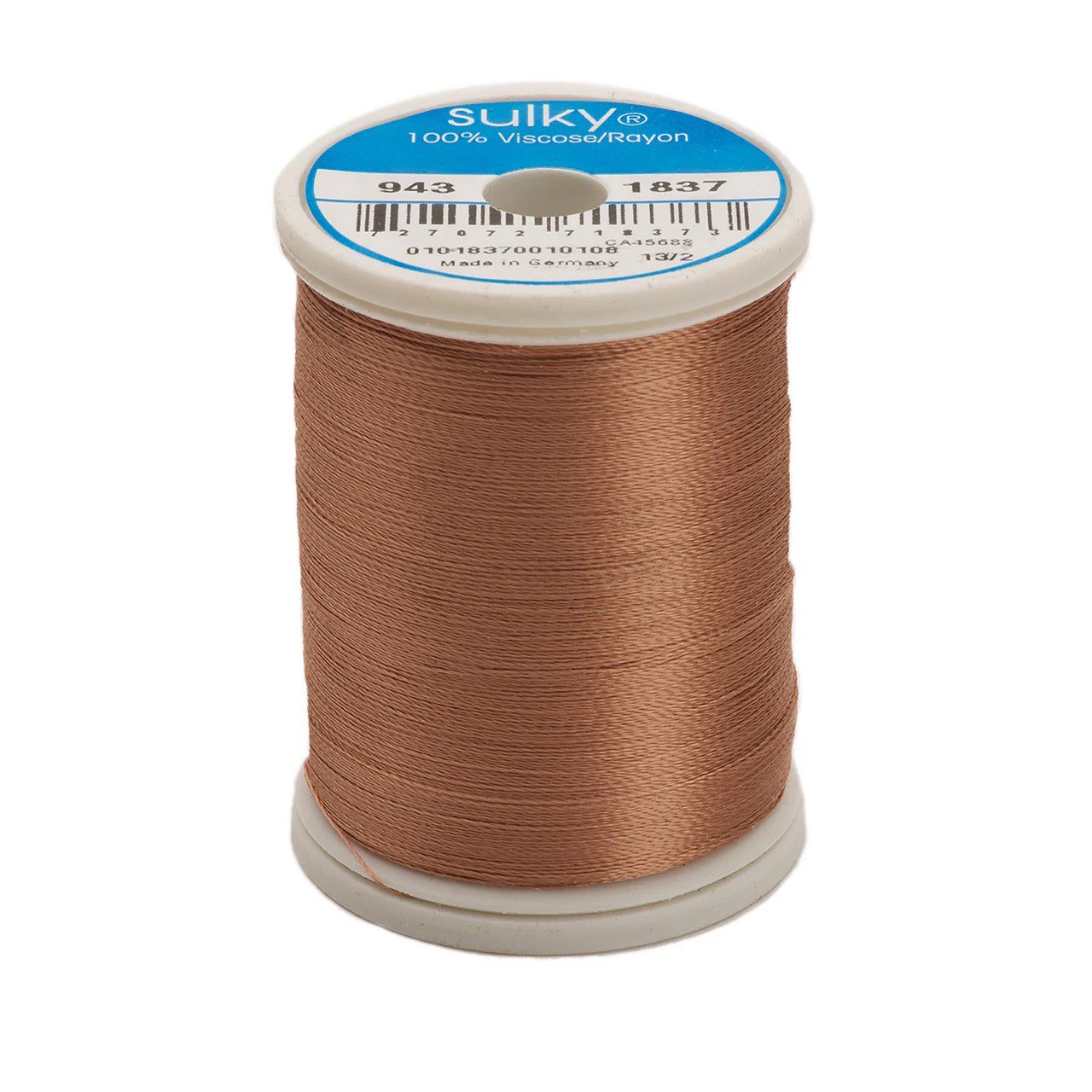 Rayon 40wt Thread 850yds Light Cocoa 1837