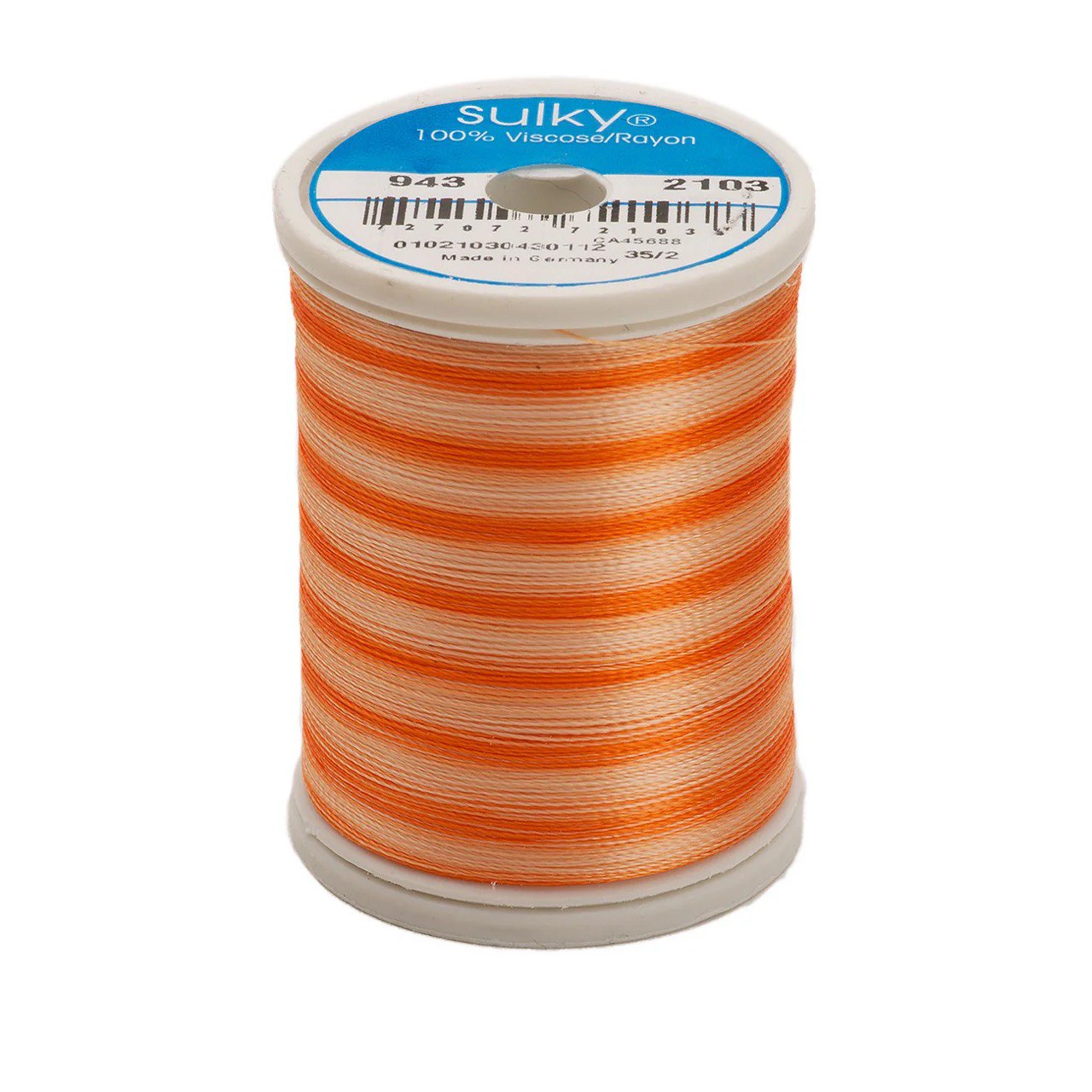 Rayon 40 wt Thread 850yds Oranges 2103