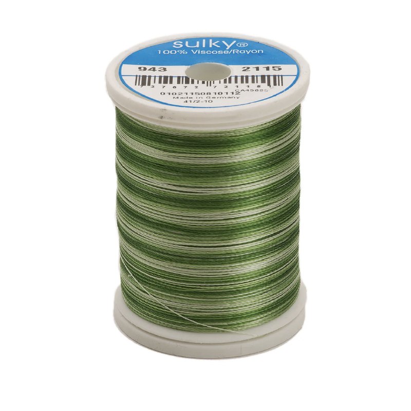 Rayon 40 wt Thread 850yds Pine Greens 2115