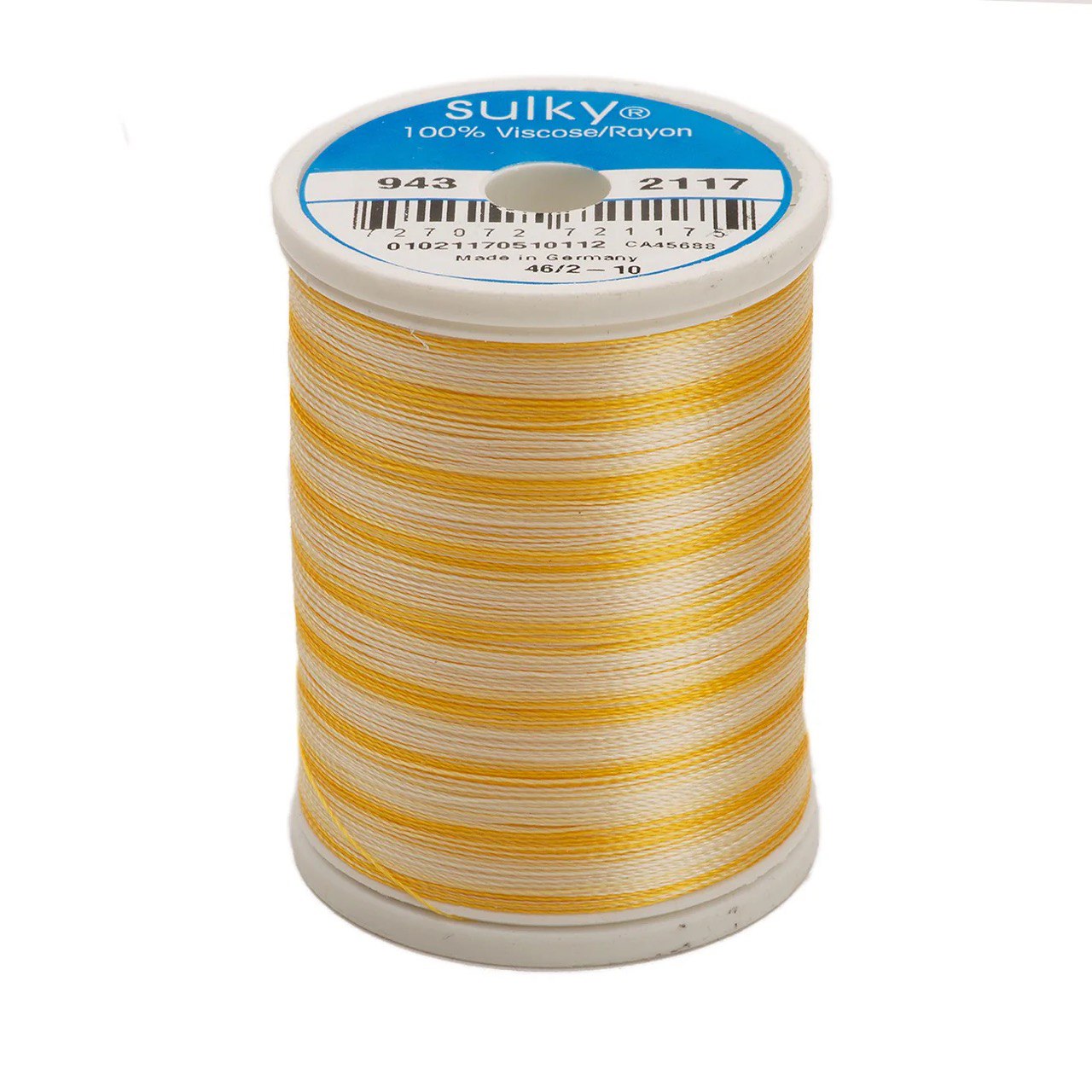 Rayon 40 wt Thread 850yds Yellows 2117