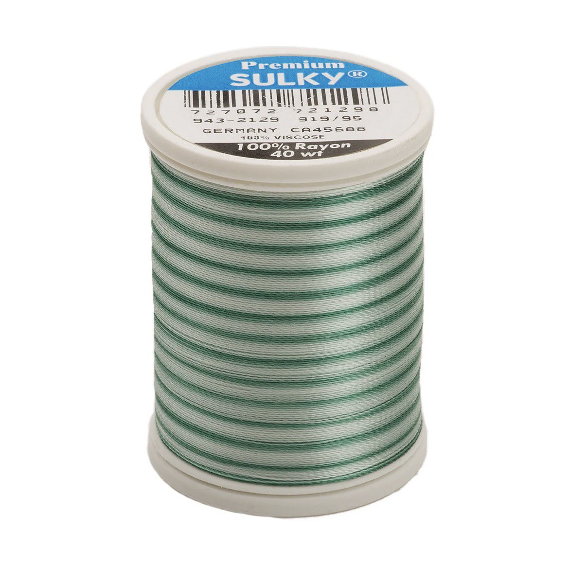 Rayon 40 wt Thread 850yds French Greens 2129