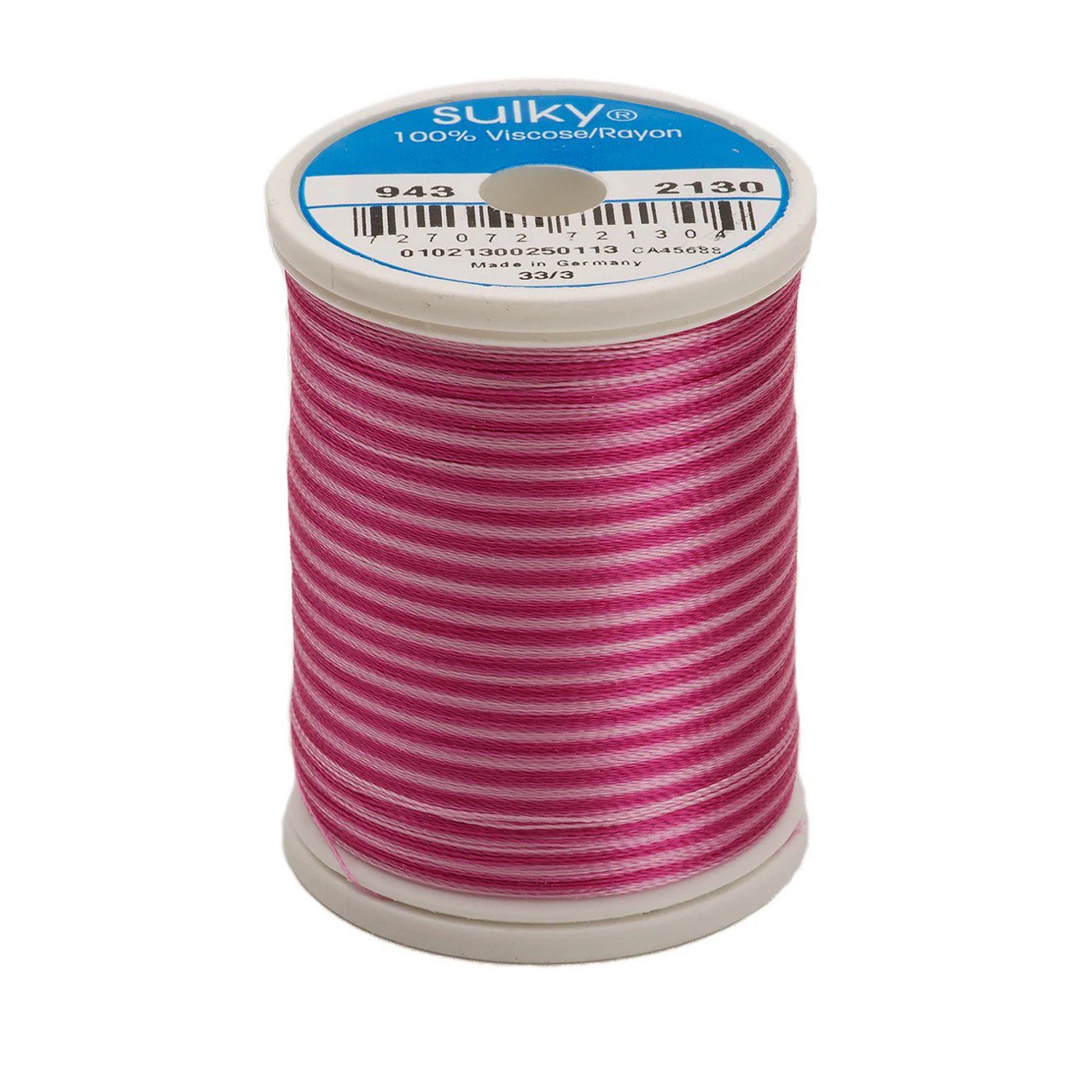 Rayon 40 wt Thread 850yds Fuchsias 2130