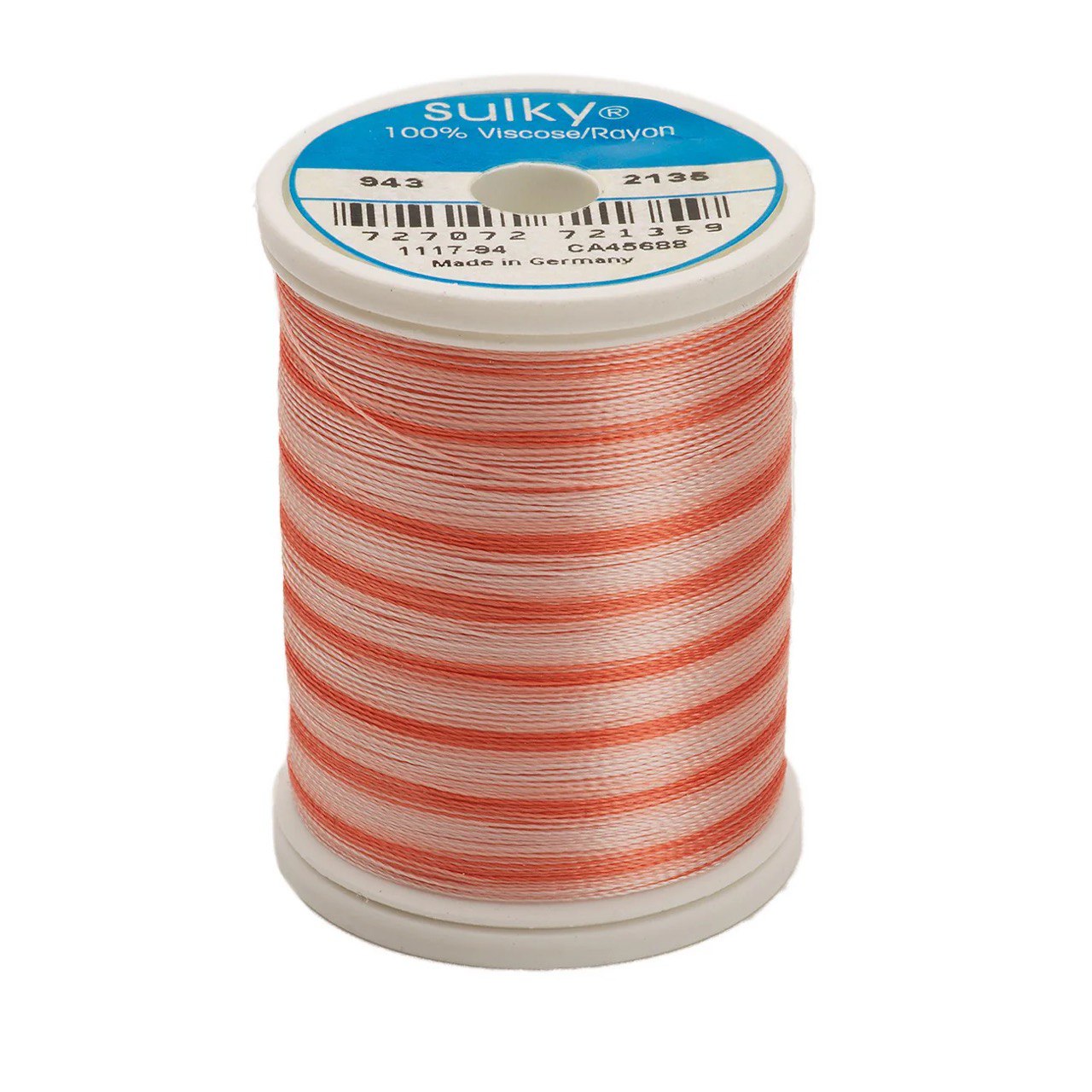 Rayon 40 wt Thread 850yds Peaches 2135