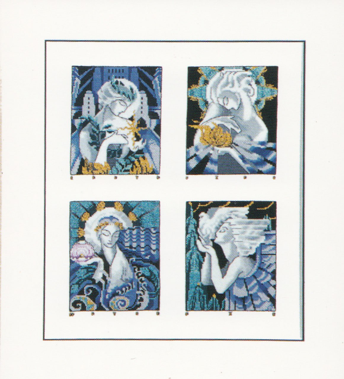 Deco Spirits - Mirabilia Cross Stitch Pattern