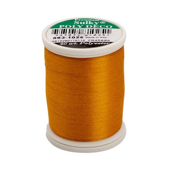 Poly Deco Thread 40 900yds Mine Gold 1025