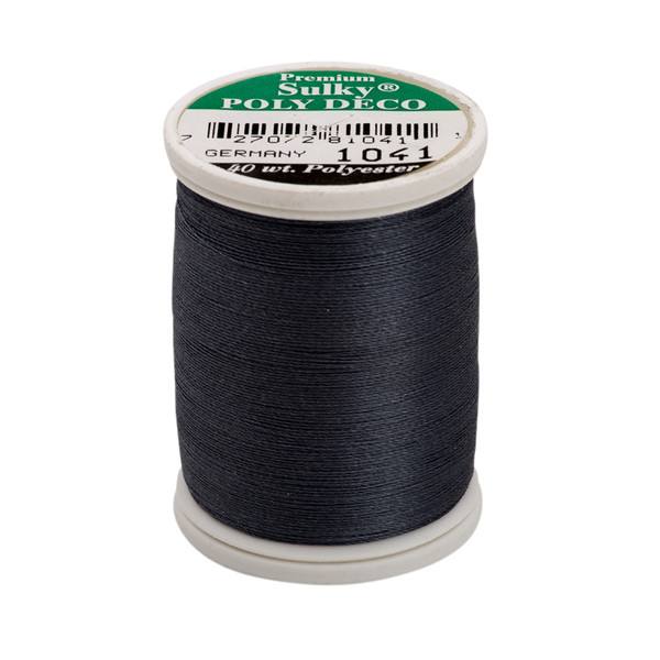 Poly Deco Thread 40 900yds Medium Dark Grey 1041
