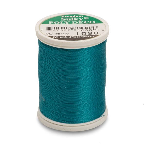 Poly Deco Thread 40 900yds Deep Peacock 1090