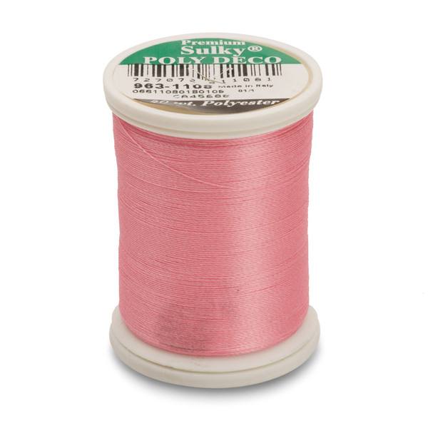 Poly Deco Thread 40 900yds Light Mauve 1108