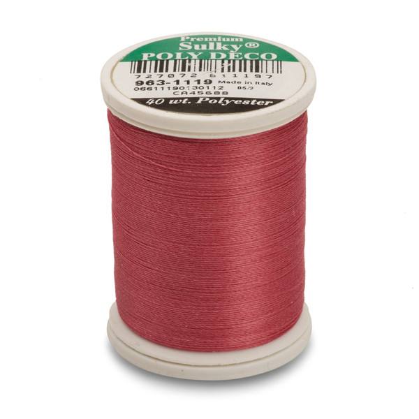 Poly Deco Thread 40 900yds Dark Mauve 1119