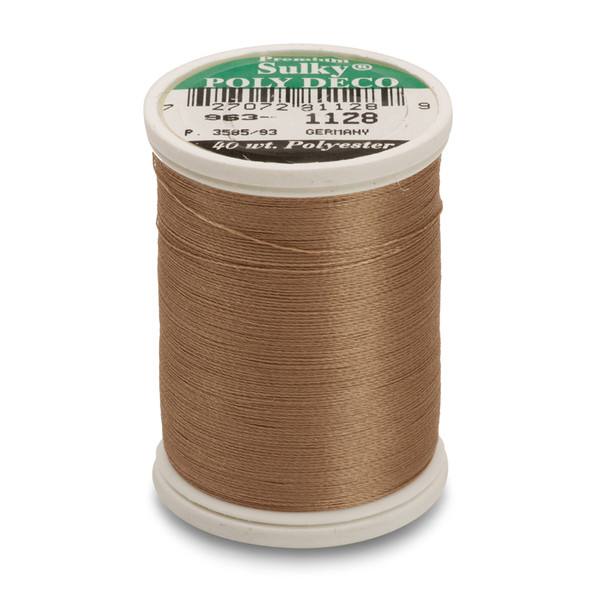 Poly Deco Thread 40 900yds Dark Ecru 1128
