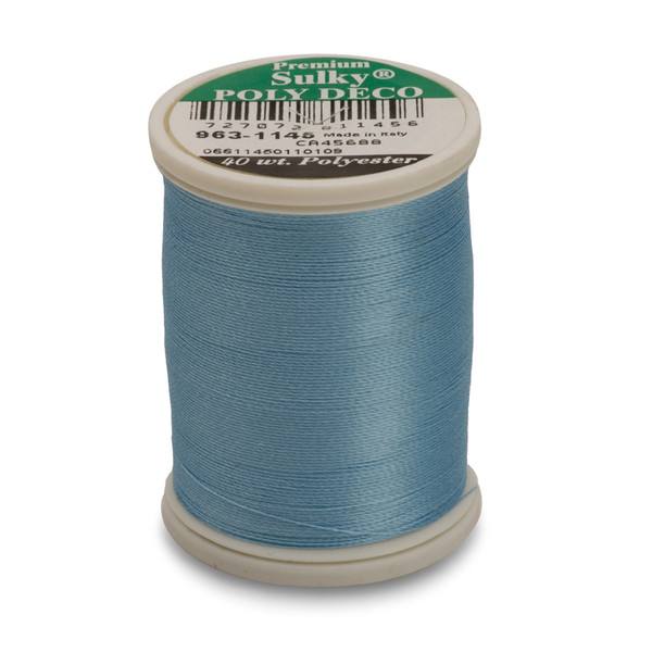 Poly Deco Thread 40 900yds Powder Blue 1145