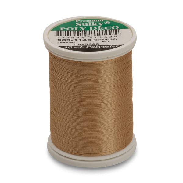 Poly Deco Thread 40 900yds Deep Ecru 1149