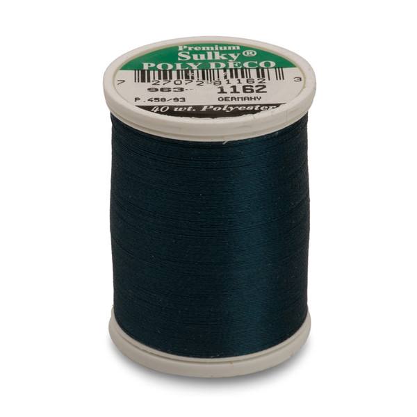 Poly Deco Thread 40 900yds Deep Teal 1162