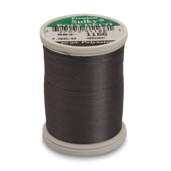 Poly Deco Thread 40 900yds Medium Steel Grey 1166