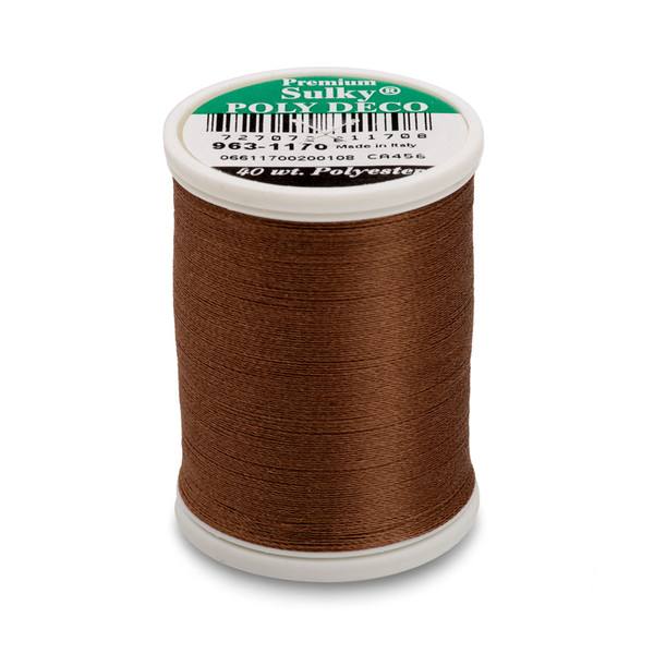 Poly Deco Thread 40 900yds Light Brown 1170