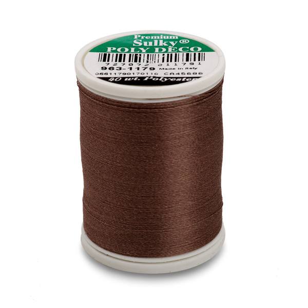 Poly Deco Thread 40 900yds Dark Taupe 1179
