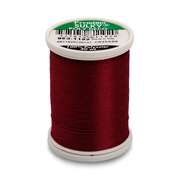 Poly Deco Thread 40 900yds Fuchsia 1192