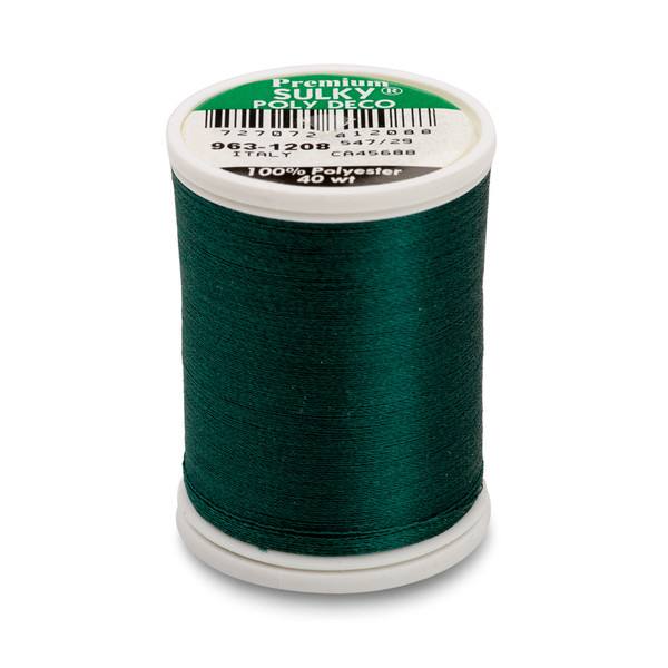 Poly Deco Thread 40 900yds Mallard Green 1208