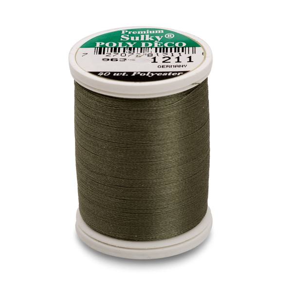 Poly Deco Thread 40 900yds Light Khaki 1211