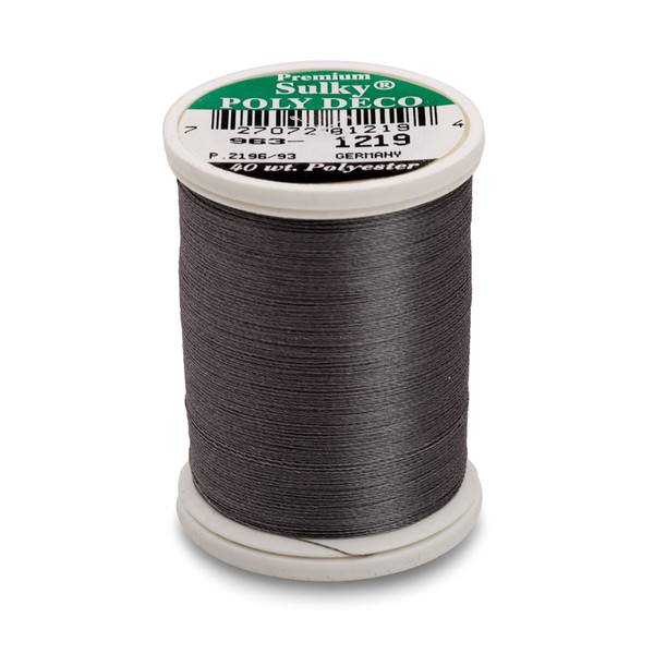 Poly Deco Thread 40 900yds Grey 1219