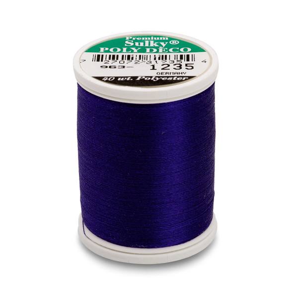 Poly Deco Thread 40 900yds Deep Purple 1235