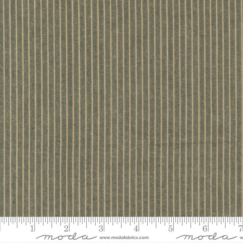 Homemade Homespuns Green - Woven Flannel - Quilt Fabric