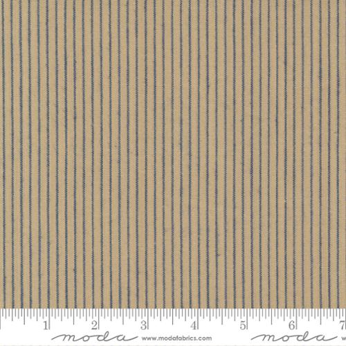 Homemade Homespuns Tan Blue - Quilt Fabric