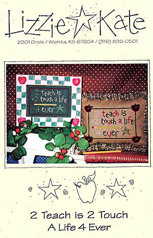 2 Teach is to Touch - Cross Stitch Pattern