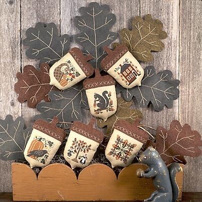 Acorns (Book 65) - Cross Stitch Pattern