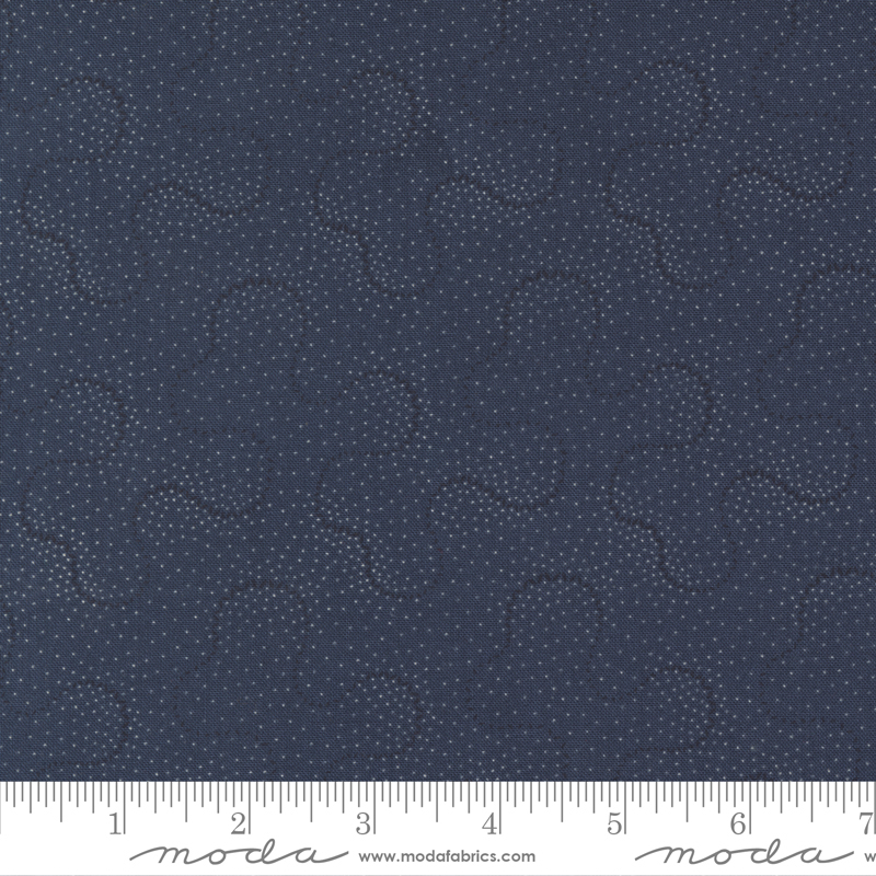 Clover Blossom Farm Bluebell - Clouds - Quilt Fabric