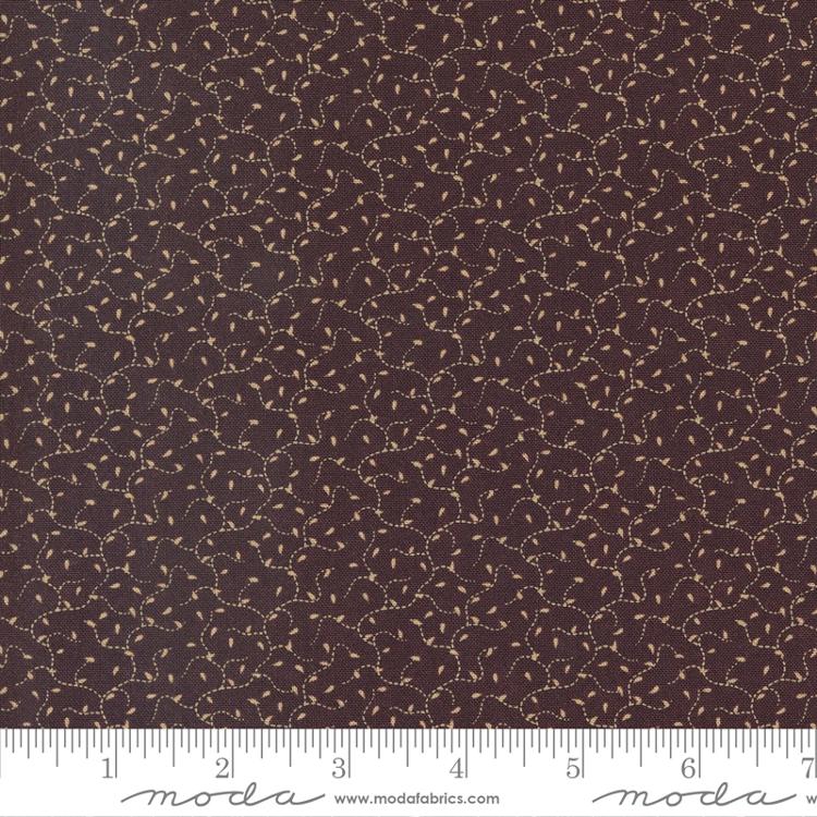 Back To Basics Eggplant - Chokeberries Blenders - Fabric