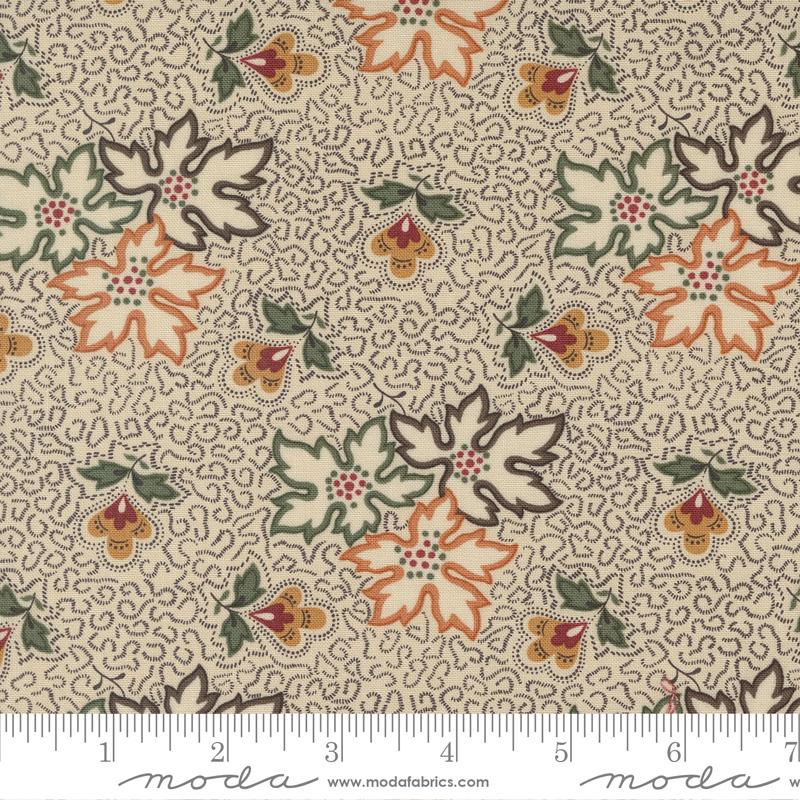 Fluttering Leaves Beechwood - Quilt Fabric