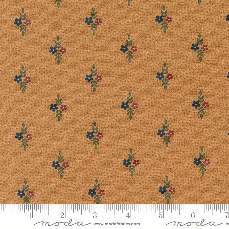 Fluttering Leaves Golden Oak - Quilt Fabric