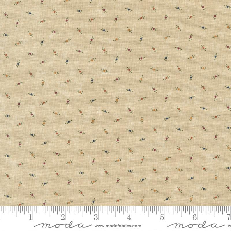Fluttering Leaves Beechwood - Dots Blenders Dot - Fabric