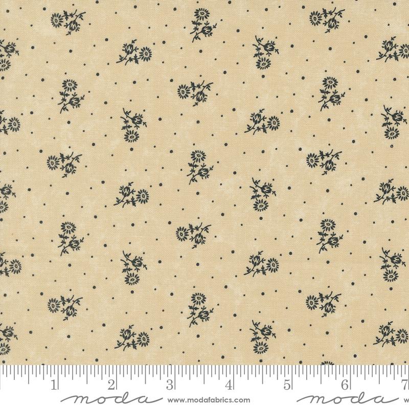 Blackbirds Nest Thistle - Tan - Quilt Fabric
