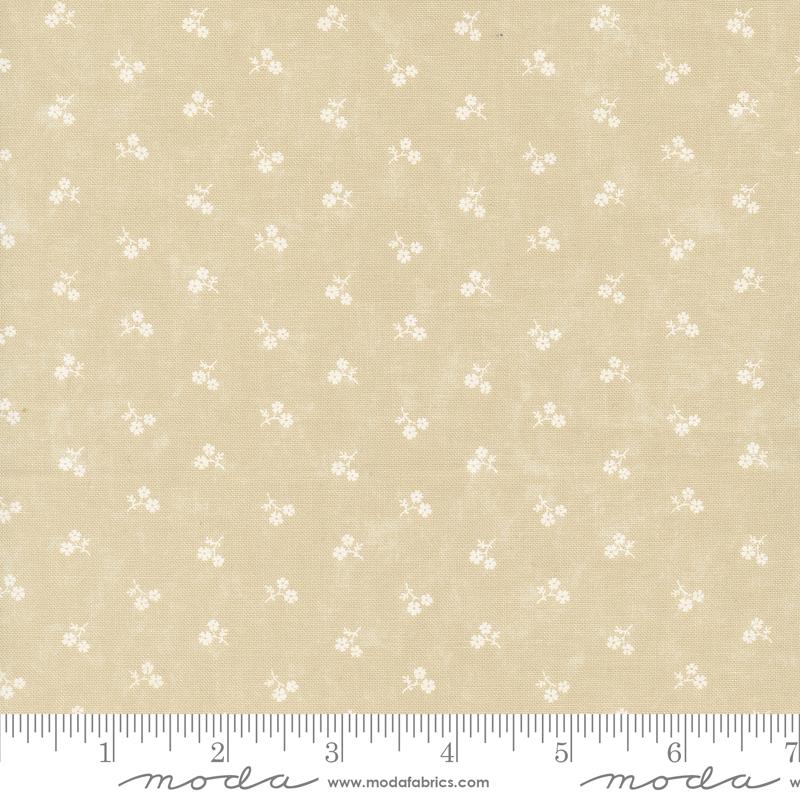 Blackbirds Nest Petals - Tan Tonal - Quilt Fabric