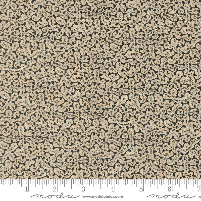 Blackbirds Nest Nesting - Tan - Quilt Fabric