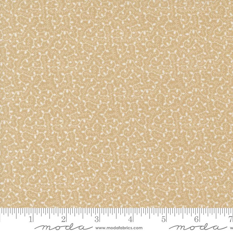 Blackbirds Nest Nesting - Tan Tonal - Quilt Fabric